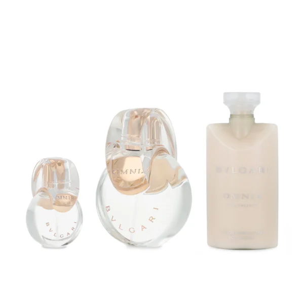 SET Bvlgari Omnia Crystalline EDT 100 ml 3 Pzs