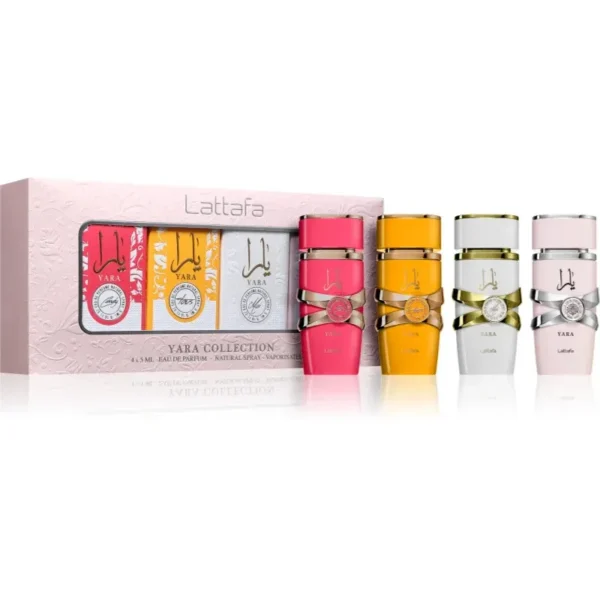 SET Mini Lattafa Yara EDP 4Pzs 5 ml