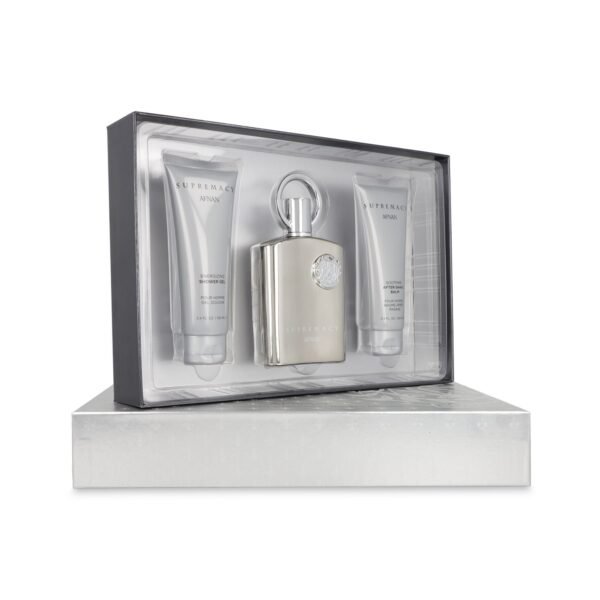 SET Afnan Supremacy Silver EDP 3 Pzs 100 ml
