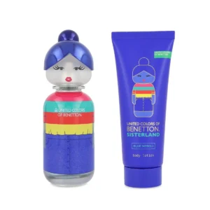 SET Benetton Sisterland Blue Neroli EDT 80 ml 2 Pzs