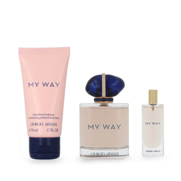 SET Giorgio Armani My Way EDP 90 ml 3Pzs