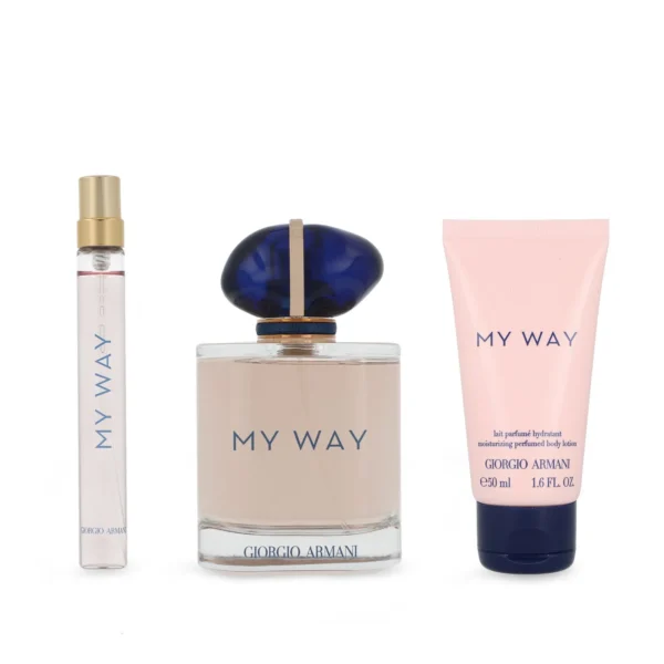 SET Giorgio Armani My Way EDP 90 ml 3Pzs
