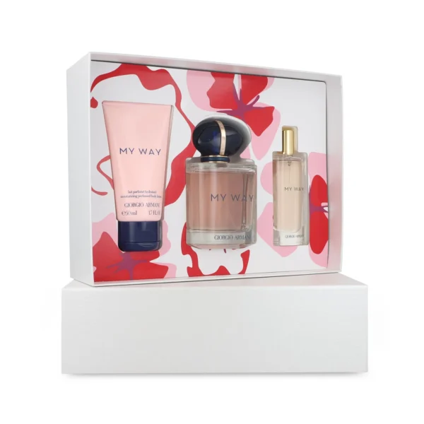 SET Giorgio Armani My Way EDP 90 ml 3Pzs