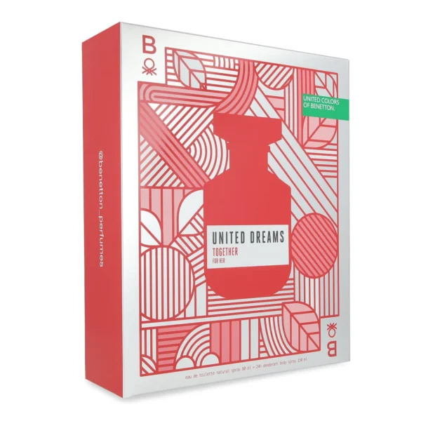 SET Benetton United Dreams Together For Her EDT 80 ml 2 Pzs