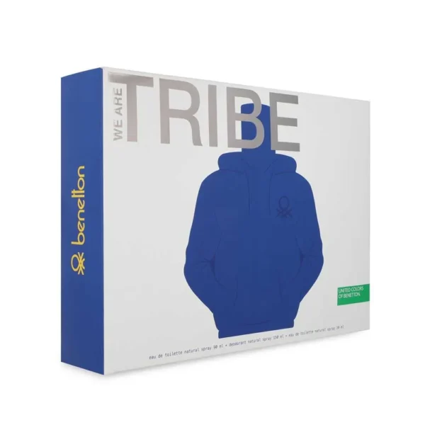 SET Benetton We Are Tribe EDT 90 ml 3 Pzs