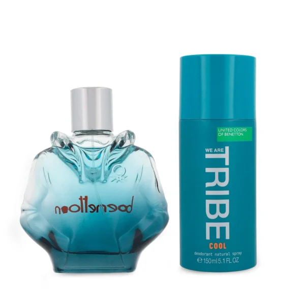 SET Benetton We Are Tribe Cool EDT 90 ml 2 Pzs