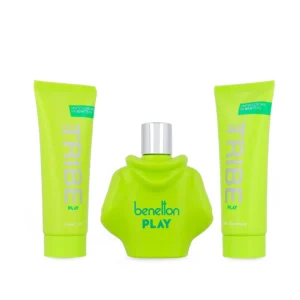 SET Benetton We Are Tribe Play EDT 90 ml 3 Pzs