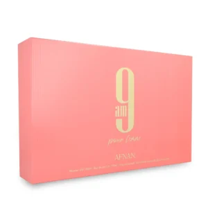 SET Afnan 9AM Pouer Femme EDP 4 Pzs 100 ml
