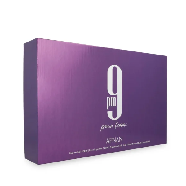 SET Afnan 9PM Pour Femme EDP 4 Pzs 100 ml