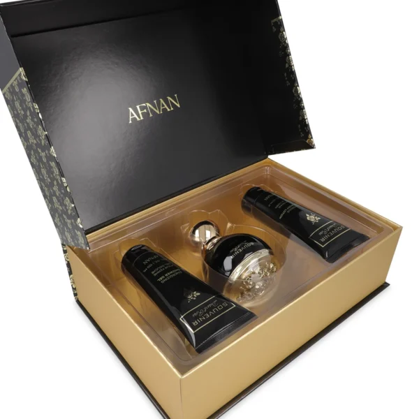 SET Afnan Souvenir Desert Rose 3 Pzs EDP 100 ml