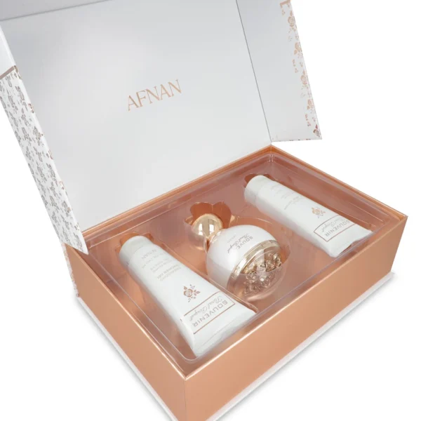 SET Afnan Souvenir Floral Bouquet 3 Pzs EDP 100 ml