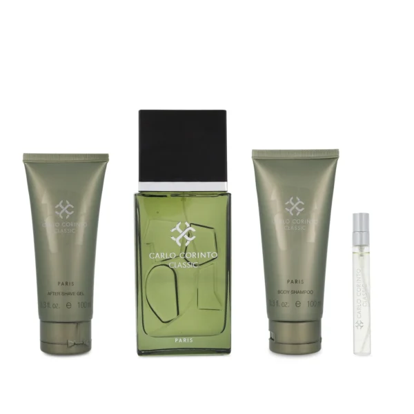 SET Carlo Corinto Classic EDT 100 ml 4 Pzs