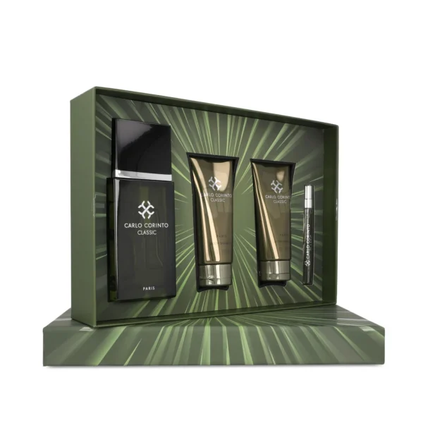 SET Carlo Corinto Classic EDT 100 ml 4 Pzs