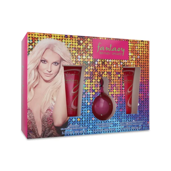 SET Britney Spears Fantasy EDP 100 ml 3 Pzs