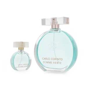 SET Carlo Corinto Femme Verte EDT 100 ml 2 Pzs