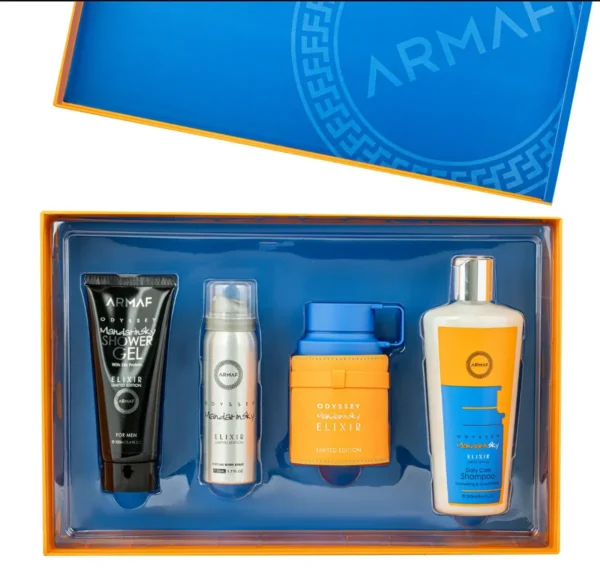 Set Armaf Odyssey Mandarin Sky Elixir EDP 4 Pzs 100 ml