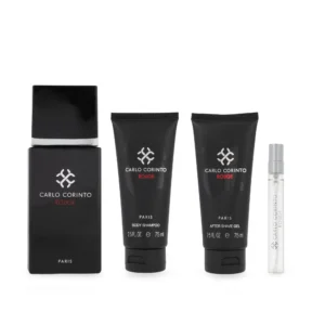 SET Carlo Corinto Rouge EDT 100 ml 4 Pzs