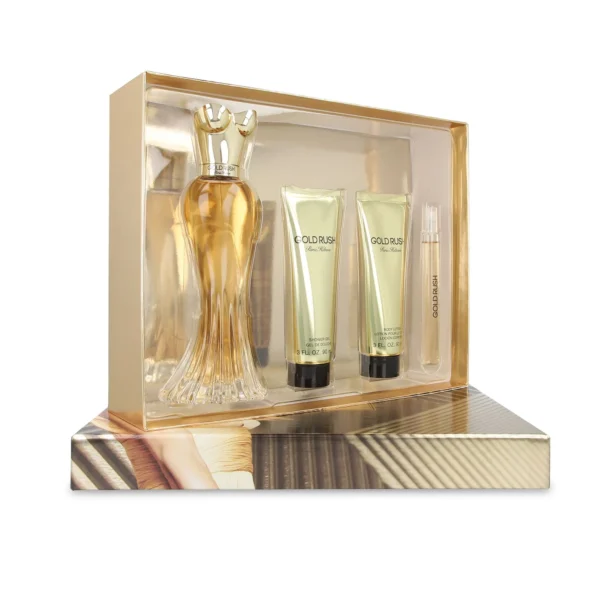SET Paris Hilton Gold Rush EDP 4 Pzs 100 ml