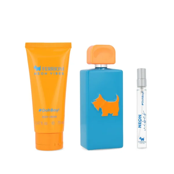 SET Ferrioni Neon Vibes Ooh Boy! EDT 100 ml 3 Pzs