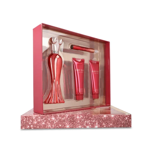 SET Paris Hilton Ruby Rush EDP 4 Pzs 100 ml
