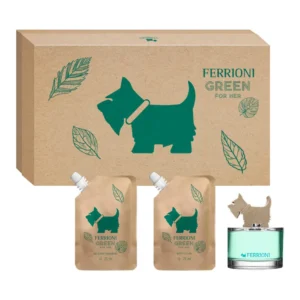 SET Ferrioni Green For Her EDT 100 ml 3 Pzs