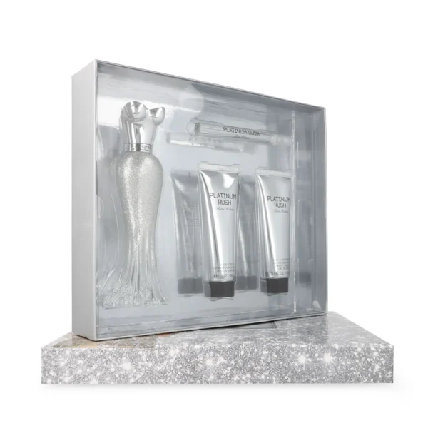 SET Paris Hilton Platinum Rush EDP 4 Pzs 100 ml